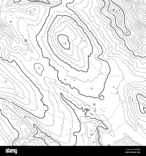 Seamless pattern. Topographic map background with space for copy Seamless texture. Line ...