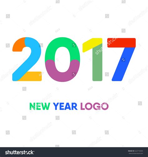 2017 Vector Letter Logo, New Year Logo - 522710335 : Shutterstock