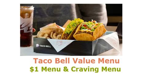 What is on the Taco Bell Dollar Menu | Craving Box Value Menu