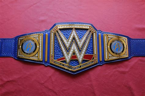 WWE Championship Blue Replica Belt Releather 2018 Style Send Out Strap ...