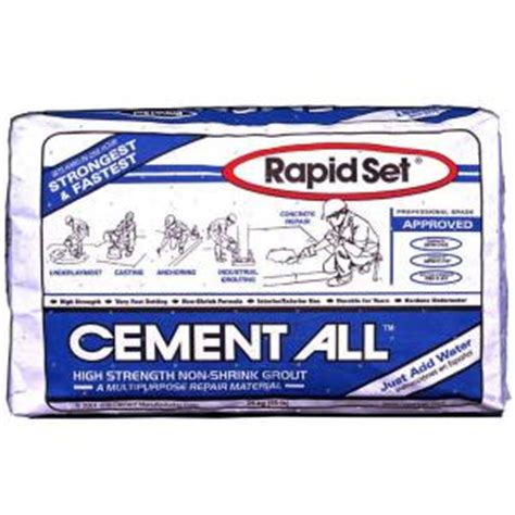 Rapid Set - Arroyo Building Materials - Concrete and Cement