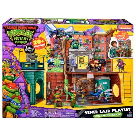 Teenage Mutant Ninja Turtles: Mutant Mayhem Sewer Lair Playset | Smyths Toys UK