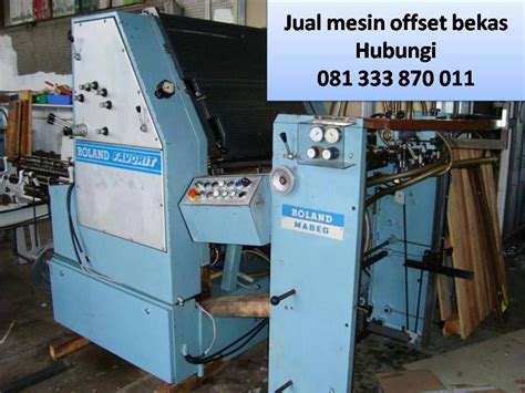 cara menggunakan mesin offset, jual oliver 58, kelebihan mesin offset ...