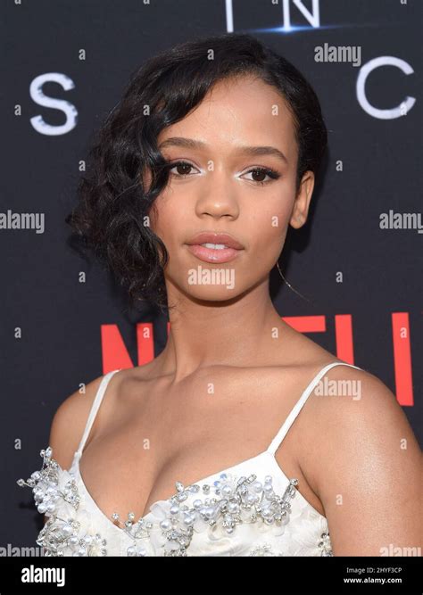 Taylor Russell at the Netflix's 'Lost In Space' Season 1 Premiere event at Cinerama Dome on ...