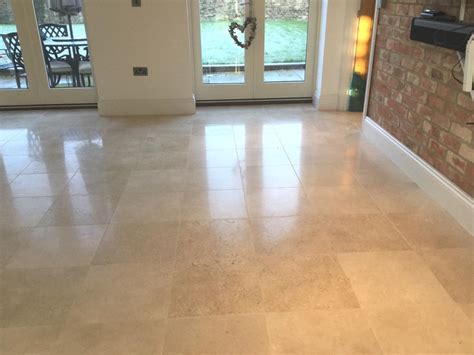 Polished Limestone Tiles Burnished and Restored Near Oundle - Northamptonshire Tile ...