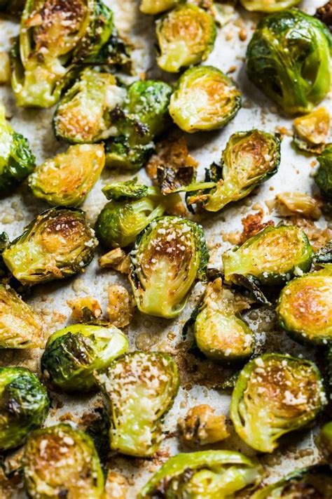 Roasted Brussels Sprouts with Garlic {Easy and Tasty!} - WellPlated.com