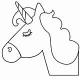 Unicorn Emoji coloring Page  ColouringPages sketch template