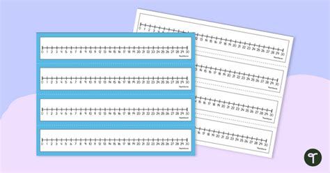 Printable Number Line 0-30 | Teach Starter