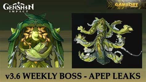 Genshin Impact Apep - 3.6 weekly boss model, fight mechanics, location, 3.6 leaks : r/Gameort