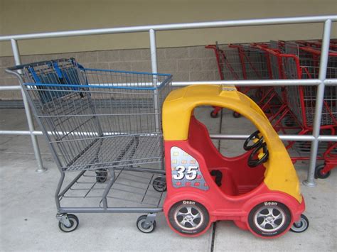 Slow down Mom, and use the shopping cart with the car - PAMELA FERNUIK