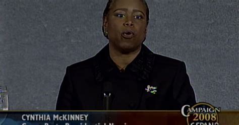 Rep. Cynthia McKinney Discusses the Green Party | C-SPAN.org