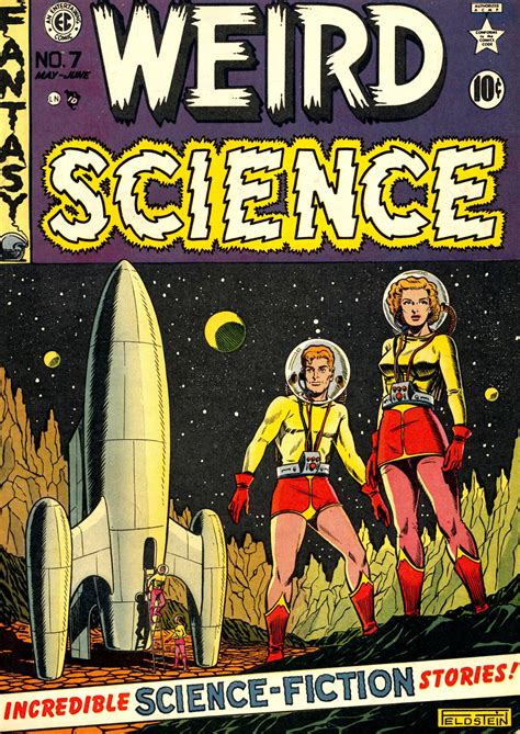 Vintage Sci Fi Comic Poster weird Science 7 - Etsy