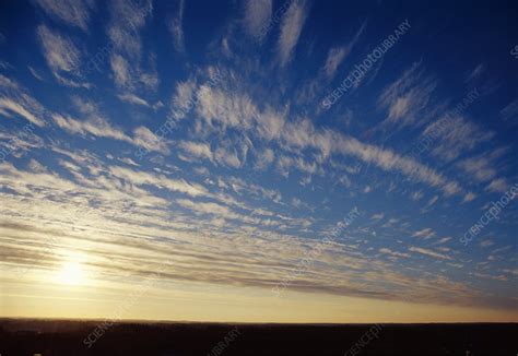 Altostratus clouds - Stock Image - E120/0561 - Science Photo Library