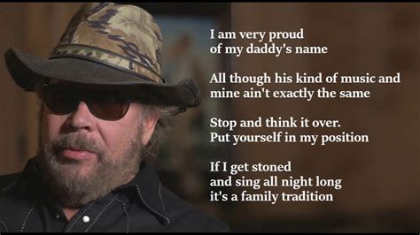 Hank Williams Jr - Family Tradition LYRICS - YouTube