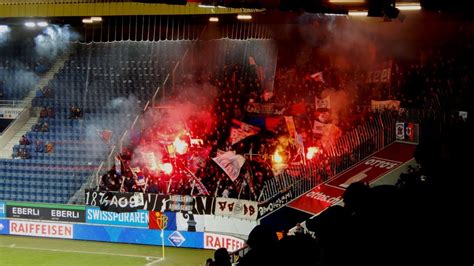 FC Basel Fans in Luzern - 25.11.2017 - YouTube