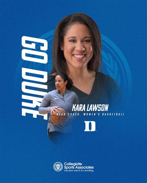 Kara Lawson to Lead Duke Women's Basketball - Collegiate Sports Associates