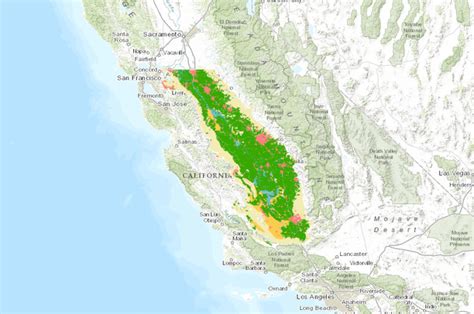 San Joaquin Valley California Map - map of interstate