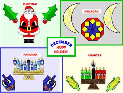 December Multi-Cultural Holidays Bulletin Board Projects