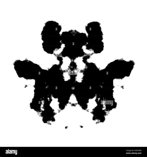 rorschach test, inkblot test Stock Photo - Alamy