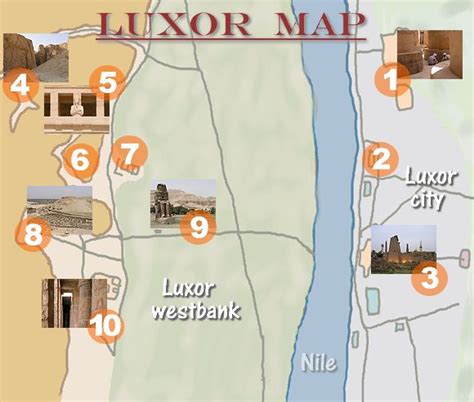 Map Of Luxor Egypt - Kial Selina