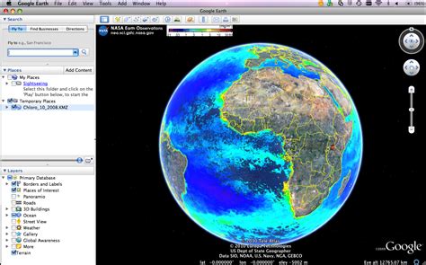 Exploring Ocean Data with Google Earth