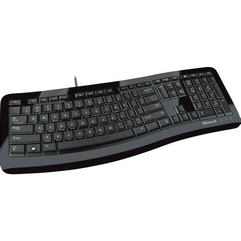 USB keyboard Microsoft Comfort Curve Keyboard 3000 Black Ergonomic from ...