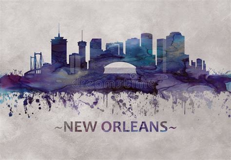 New Orleans Skyline Drawing Stock Illustrations – 22 New Orleans ...