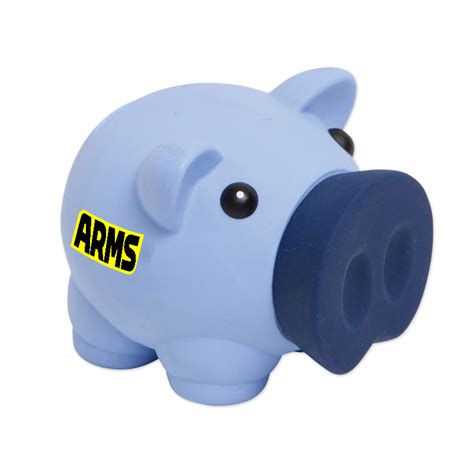 Customized Colored Piggy Bank - Blue - Colored Piggy Bank - Piggy Banks