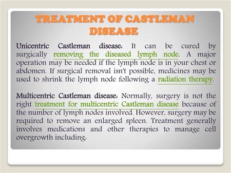 PPT - Castleman Disease : Symptoms, causes, diagnosis and treatment ...