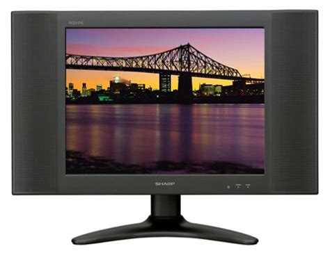 Sharp Aquos LC-15B2UB 15-Inch Flat-Panel LCD TV, Black | Set up HDTV