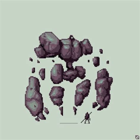 Rock Sentinal #characterdesign #pixelart | Pixel art characters, Pixel art tutorial, Pixel art ...