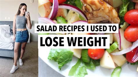 5 HEALTHY SALAD RECIPES FOR WEIGHT LOSS | Easy Lunch & Dinner Ideas ...