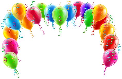 Balloon Arch Clipart Balloon Party Birthday Transparent Clip Art ...