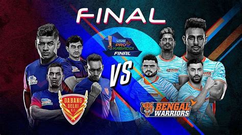 Pro Kabaddi Live Score: Final | Dabang Delhi K.C. v Bengal Warriors ...