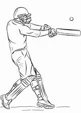 Partido De Críquet  Dibujos Para Colorear Imprimir Gratis sketch template