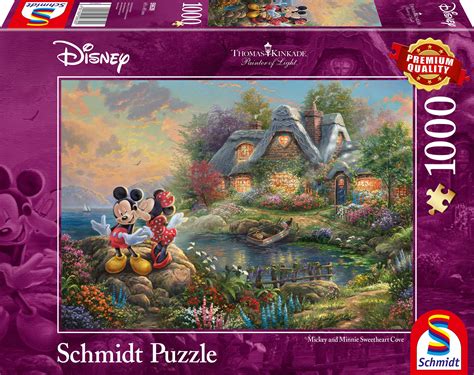 Buy Schmidt 59639 Thomas Kinkade Disney Mickey Mouse Jigsaw Puzzle ...