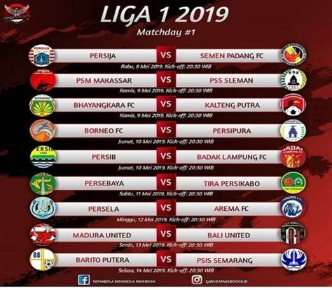 Jadwal Bola Liga Indonesia - Homecare24