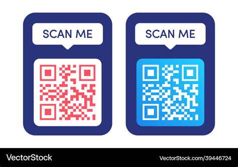 Qr code frame set Royalty Free Vector Image - VectorStock