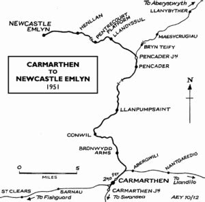 Carmarthen to Aberystwyth by train : gwallter