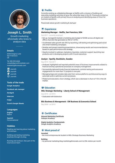 Downloadable free pdf resume templates creative - perereference