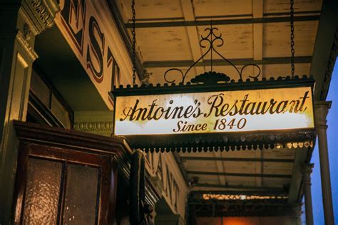 Antoine's has been operated by the same family, without interruption ...