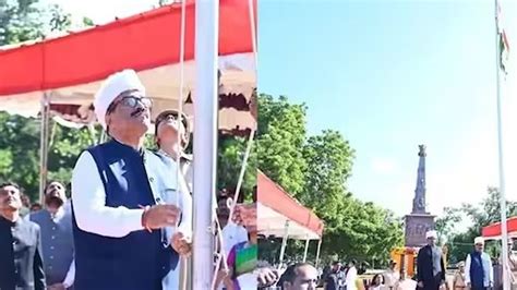 Flag Hoisting: ध्वजारोहण के दौरान बिजली गुल, मंत्री नाराज