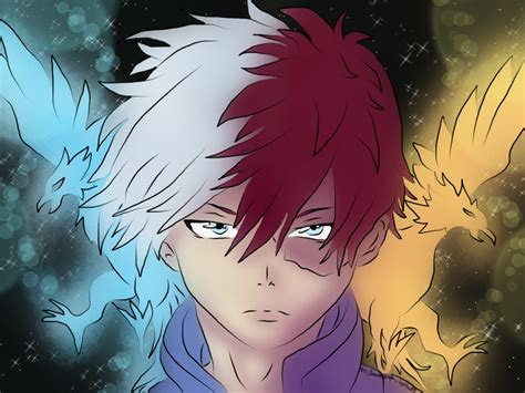 My Hero Academia - Shoto Todoroki Fanart by me IvyHun89 - Illustrations ART street