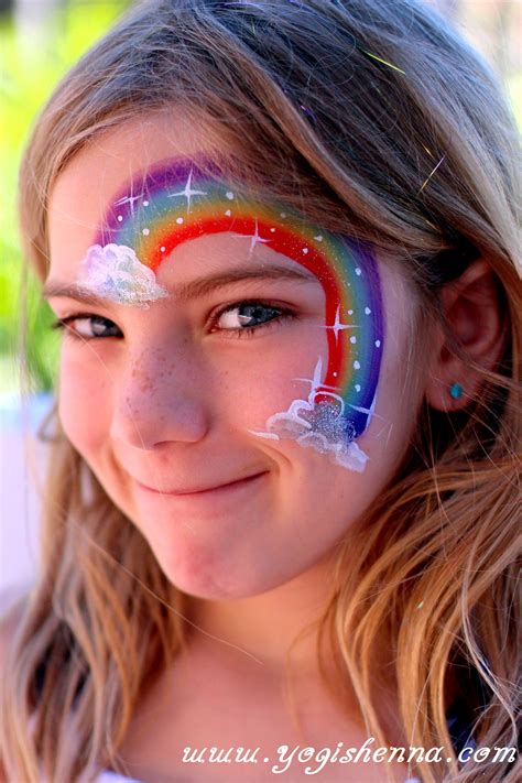 Rainbow Face Painting design | Girl face painting, Face painting easy, Face painting halloween