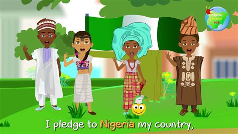 Nigeria - National Pledge by Nigerian Culture Kids - YouTube