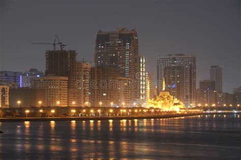 Sharjah City Skyline stock photo. Image of united, architecture - 13426146