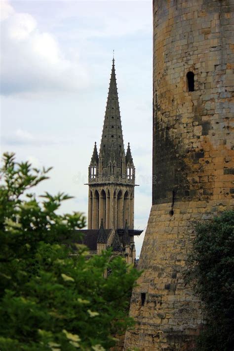 Old castle in caen stock image. Image of beach, history - 114732637