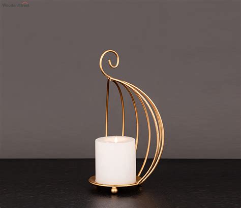 Buy Handcrafted Oriental Design Metal Candle Holder Online in India at Best Price - Modern ...