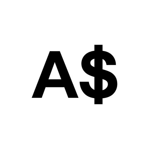 Australia Currency, AUD, Australian Dollar Icon symbol. Vector Illustration 10653308 Vector Art ...