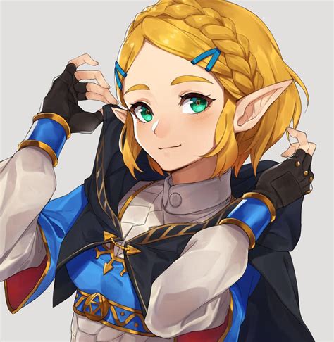 short hair zelda botw 2